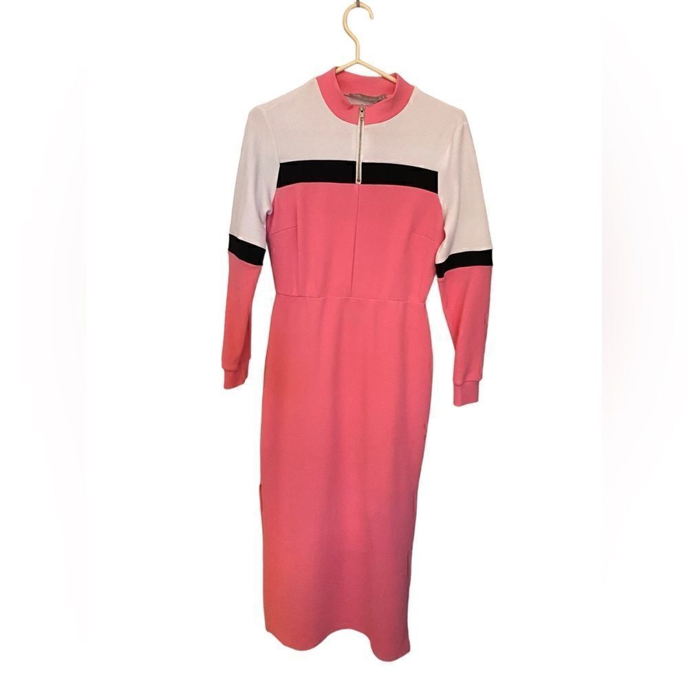 EUC ASOS Design Colour Block Track Dress - Picture 5 of 7